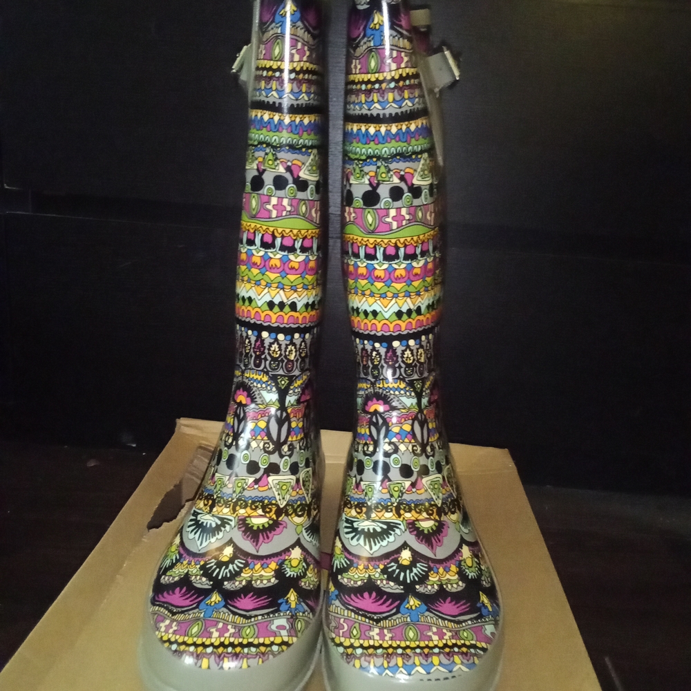 The Sak Women's Rhythm Rain Boots | Charcoal One World